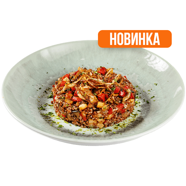 Гречка с овощами